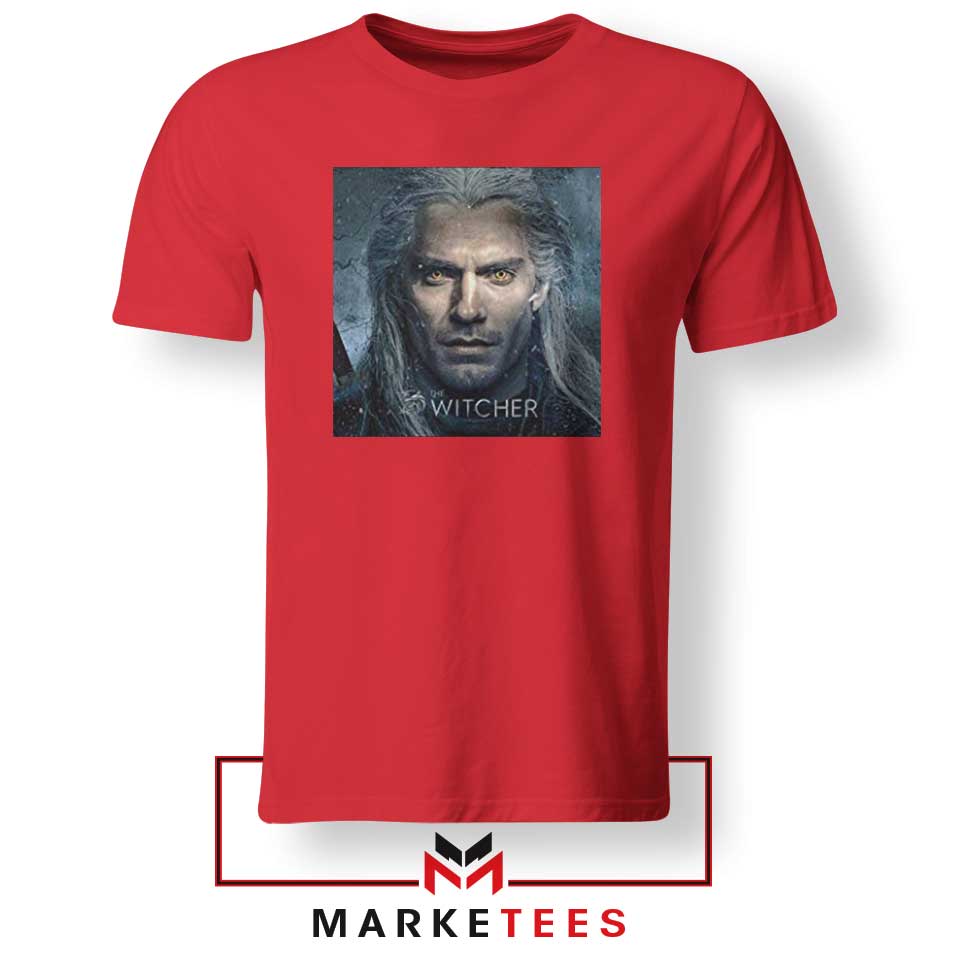 Actor Henry Cavill Tshirt The Witcher S-3XL