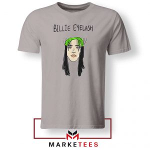 Billie Eyelash Sport Grey Tee Shirt