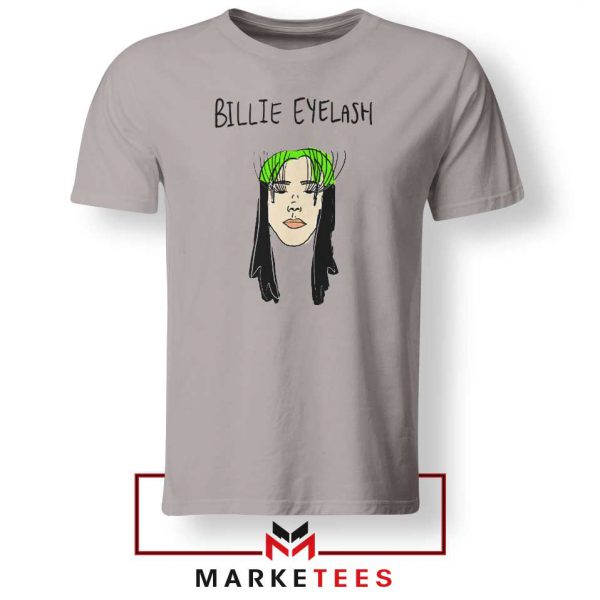 Billie Eyelash Sport Grey Tee Shirt