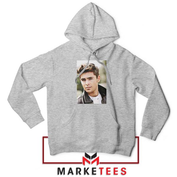 Zac Efron Posters Sport Grey Hoodie