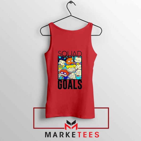 Rugrats Squad Goals Red Tank Top