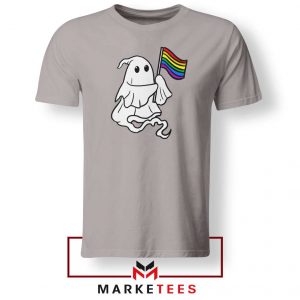 Ghost Rainbow Flag Sport Grey Tshirt