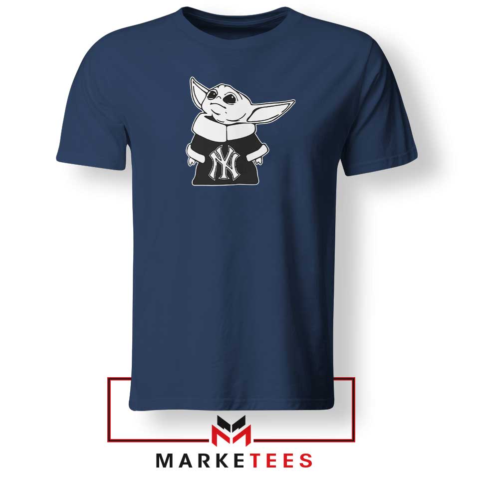 MLB Baseball New York Yankees Star Wars Baby Yoda T Shirt