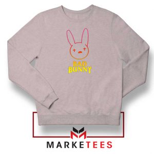 Bad Bunny Hip Hop Rabbit Sport Grey Sweatshirt