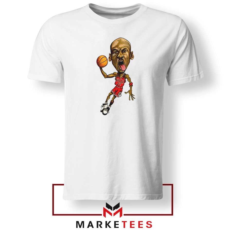 Michael Jordan Basketball Jordan 23 Retro Caricature T Shirt