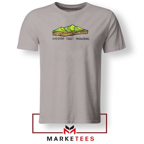 Avocado Toast Mountains Sport Grey Tshirt