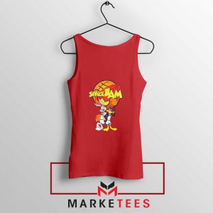 Bugs Bunny Daffy Comedy Film Red Tank Top