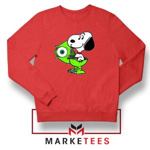 Snoopy Mike Monsters Costume Red Sweater