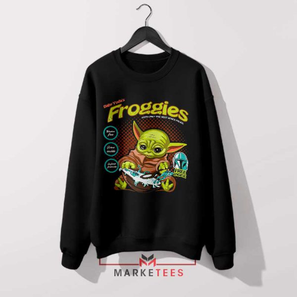 A Stylish Baby Yoda Froggies Sweatshirt