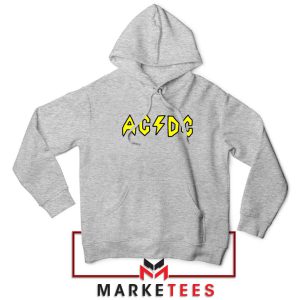 ACDC Logo Characters MTV Series Grey Hoodie