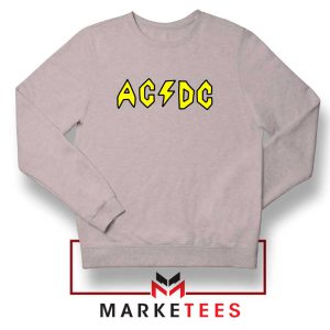 ACDC Logo Characters MTV Series Grey Sweatshirt