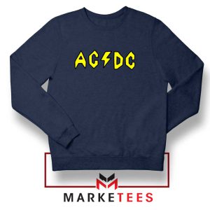 ACDC Logo Characters MTV Series Navy Sweatshirt