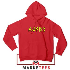 ACDC Logo Characters MTV Series Red Hoodie