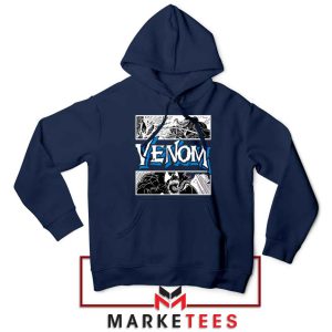 Action Venom Alien Marvel Navy Hoodie