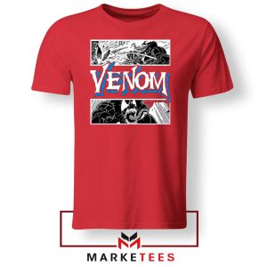 Action Venom Alien Marvel Red Tshirt