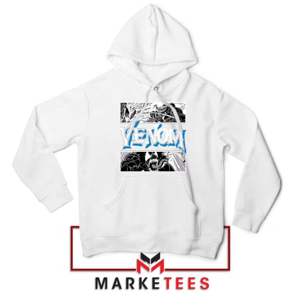 Action Venom Alien Marvel White Hoodie