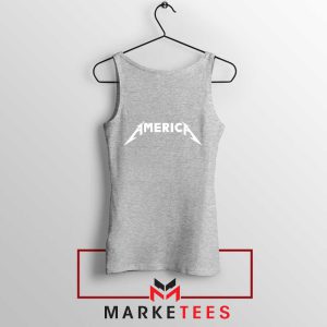 America Heavy Metal Setlist Grey Tank Top