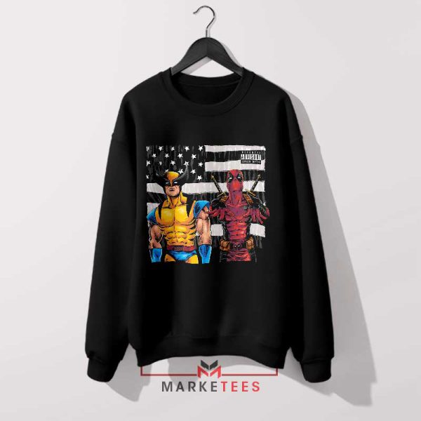 Bad Deadpool 3 and Wolverine Sweatshirt