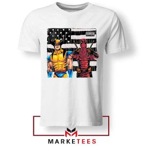 Bad Deadpool 3 and Wolverine White Tshirt