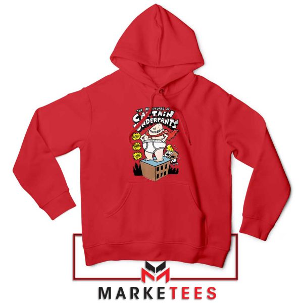 Cartoon Captain Underpants Books White Hoodie