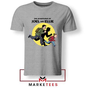 Best Joel and Ellie's Apparel Grey Tshirt