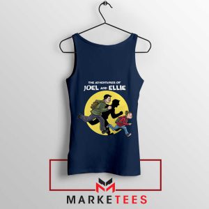 Best Joel and Ellie's Apparel Navy Tank Top