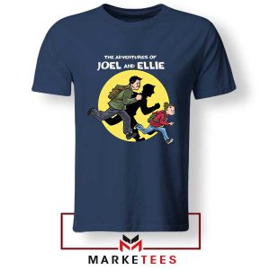 Best Joel and Ellie's Apparel Navy Tshirt