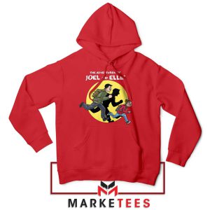 Best Joel and Ellie's Apparel Red Hoodie