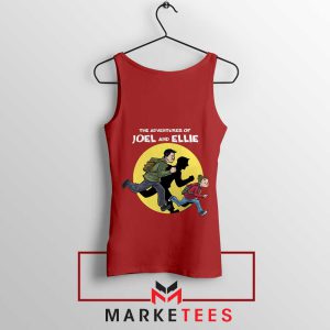 Best Joel and Ellie's Apparel Red Tank Top