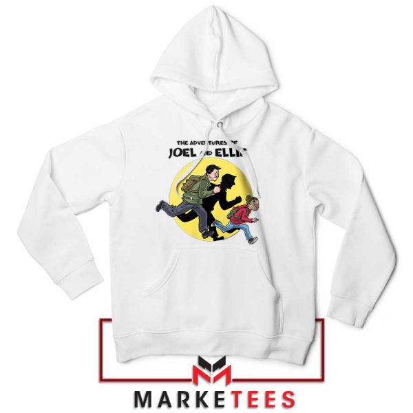 Best Joel and Ellie's Apparel White Hoodie