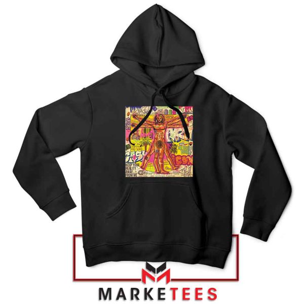 Cheap Bitcoin Vitruvian Man Meme Hoodie