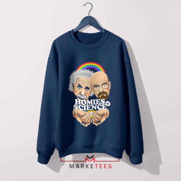 Breaking Bad Albert Einstein Navy Sweatshirt