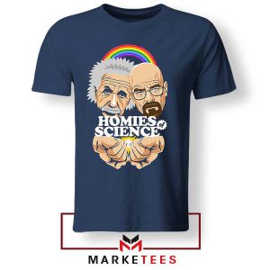 Breaking Bad Albert Einstein Navy Tshirt