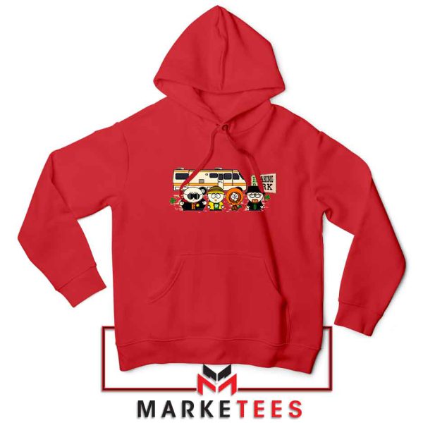 Cartoon Breaking Park Parody Red Hoddies