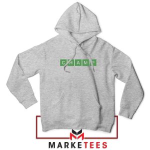 Champ Wordle Games Grey Hoodie