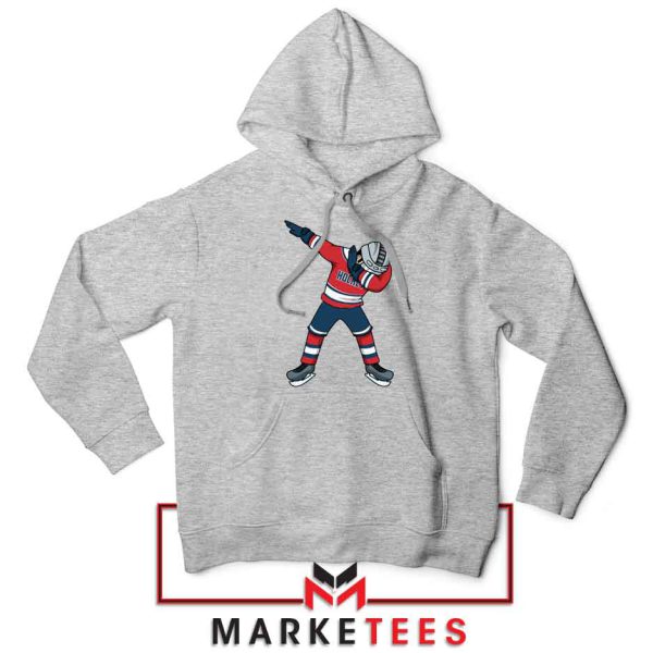 Dabbing Hockey Player Funny Sport Gery Hoodie