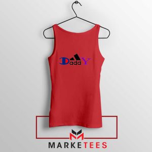 Daddydas Logo Parody Red Tank Top