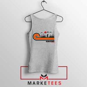 Demogorgons Hawkins Indiana Grey Tank Top