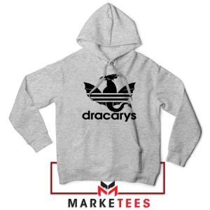 Dracarys Dragon Logo Parody Grey Hoodie