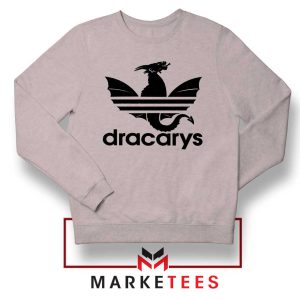 Dracarys Dragon Logo Parody Grey Sweatshirt