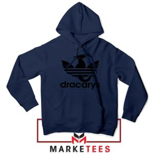 Dracarys Dragon Logo Parody Navy Hoodie