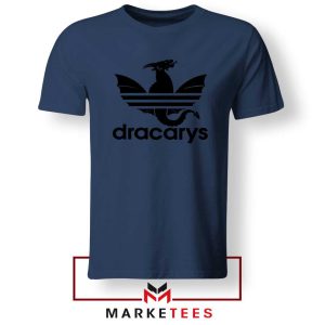 Dracarys Dragon Logo Parody Navy Tshirt