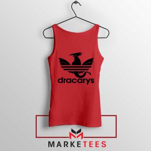 Dracarys Dragon Logo Parody Red Tank Top