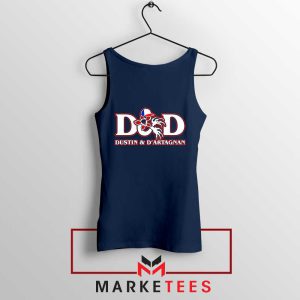 Dustin D Artagnan Upside Down Navy Tank Top