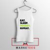 Eat Sleep Hockey Repeat Tank Top