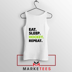 Eat Sleep Hockey Repeat Tank Top