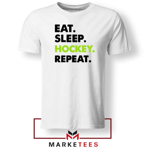 Eat Sleep Hockey Repeat Tshirt