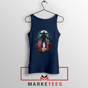 Eleven The Demogorgon Monster Navy Tank Top