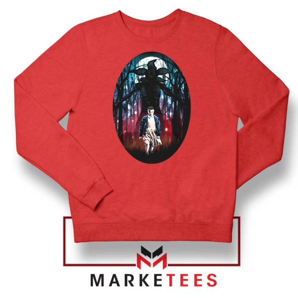 Eleven The Demogorgon Monster Red Sweatshirt