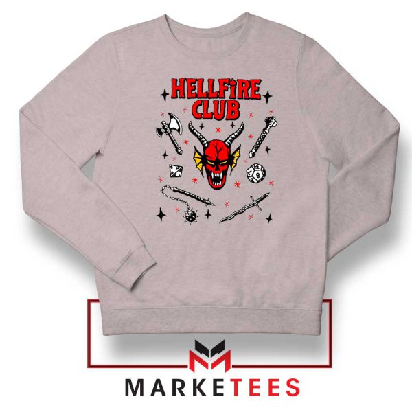 Exclusive Mystery Hellfire Club Grey Sweatshirt